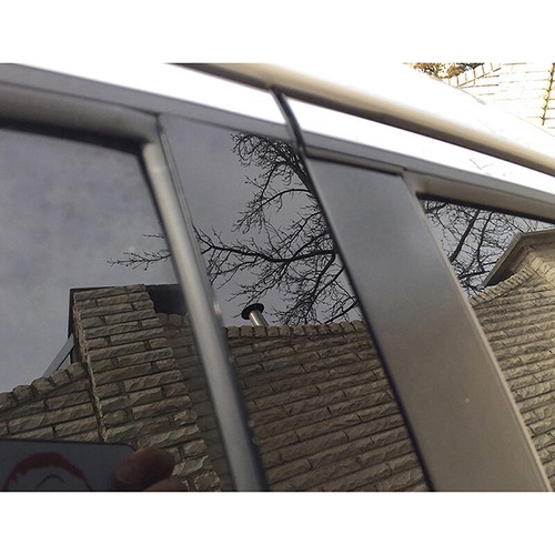 Fit For Skoda Karoq 2017-2022 8Pcs Black Pillar Posts Door Window Trim Set - Picture 8 of 14