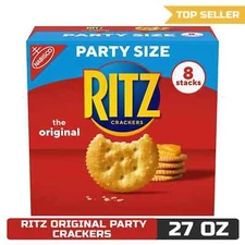 RITZ Original Crackers, Party Size, 27.4 oz. 8 Stacks Nabisco