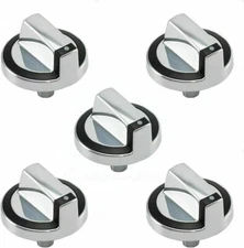 Knob Compatible with Whirlpool G7CG3665XS00 G7CG3064XS00 G7CG3665XB00 ( 5 PCs )