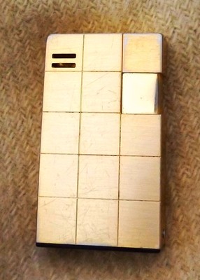 Sarome Piezo Electronic Gold tone Lighter Japan