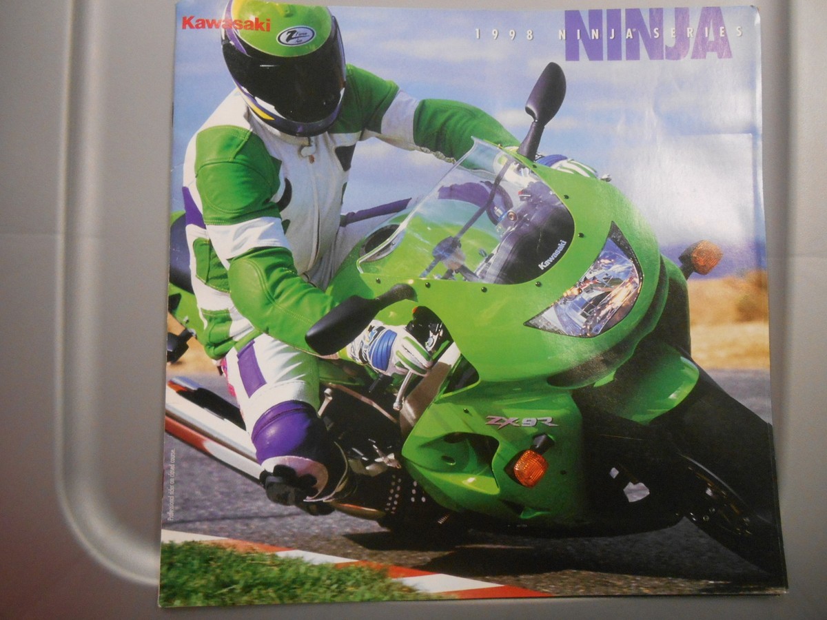 Kawasaki Features & Specification Brochure Chart 1998 Ninja Series