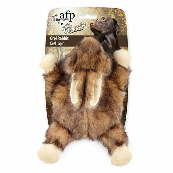 All for Paws Classic Orel Rabbit Dog Toy Realistic Squeaker Eco