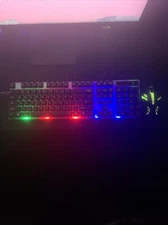Computer Desktop Gaming Keyboard and Mouse Mechanical Led Light NO BOX BUBBLERAP
