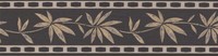 A.S. CréAtion PapierbordüRe 634979 Gelb Metallic Lila Floral Blumen 0,