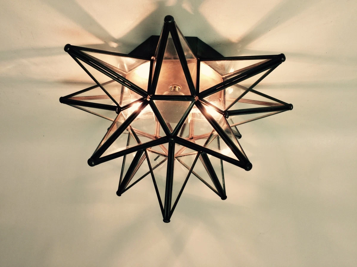 Moravian star wall sconce deals