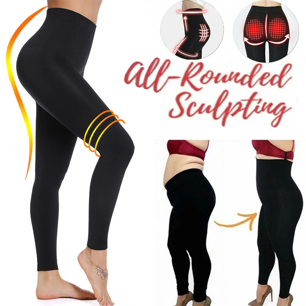 US Sculpting Sleep Leg Shaper Slimming Tone Legging Women High Waist  Compression