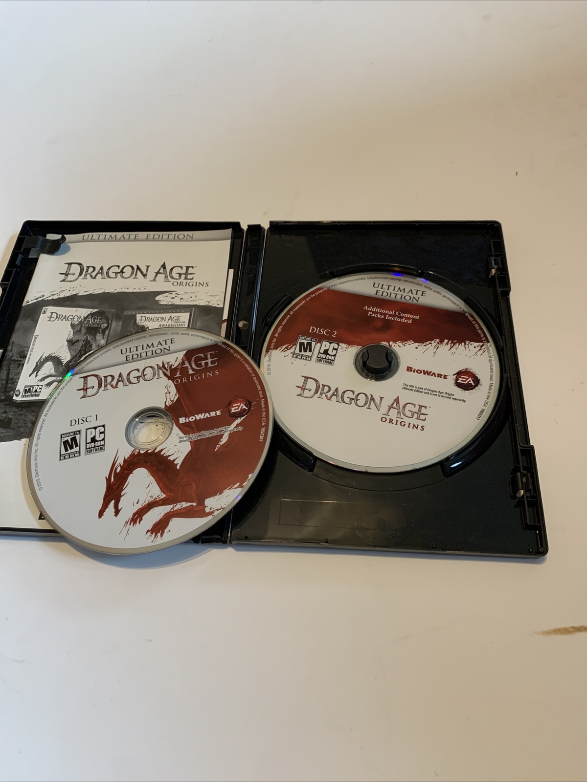 New Dragon Age Origins Ultimate Edition PC DVD-Rom Origins and Awakening +  Packs