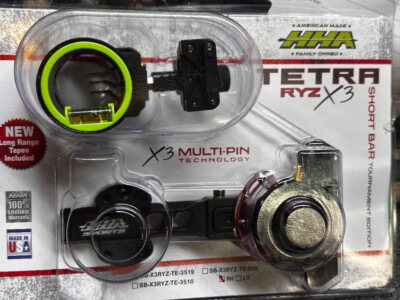 HHA NYTRX Pro X3 Dovetail 3 broches .010 broches vert et rouge main