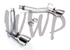 Stainless Steel Dual 3"Axle-Back Exhaust Muffler Pipe 10-15 Chevy Camaro 3.6L V6