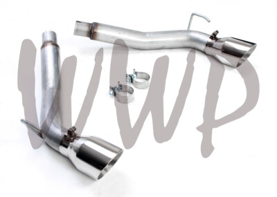#ad Stainless Steel Dual 3quot;Axle Back Exhaust Muffler Pipe 10 15 Chevy Camaro 3.6L V6 $149.95