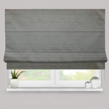 Image of Faux Silk Blackout Roman Blinds -12 Colours - Deluxe Cassette Headrail Available