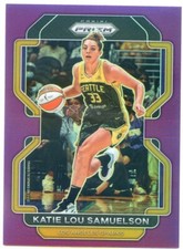 2022 Panini Prizm WNBA KATIE LOU SAMUELSON #18 PURPLE PRIZM SPARKS #11/99
