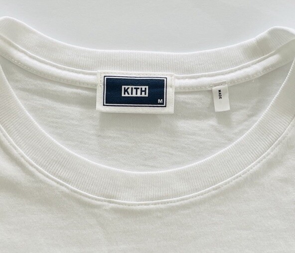 KITH Men's NY To The World Short Sleeve Cotton T-Shirt White KITH Men's NY To The World Short Sleeve Cotton T-Shirt White