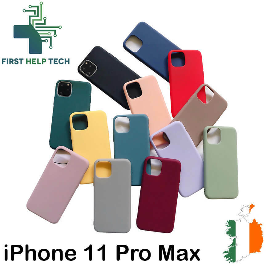 Liquid Silicone Case For iPhone 11 Pro Max Luxury Thin Soft Phone Cover New