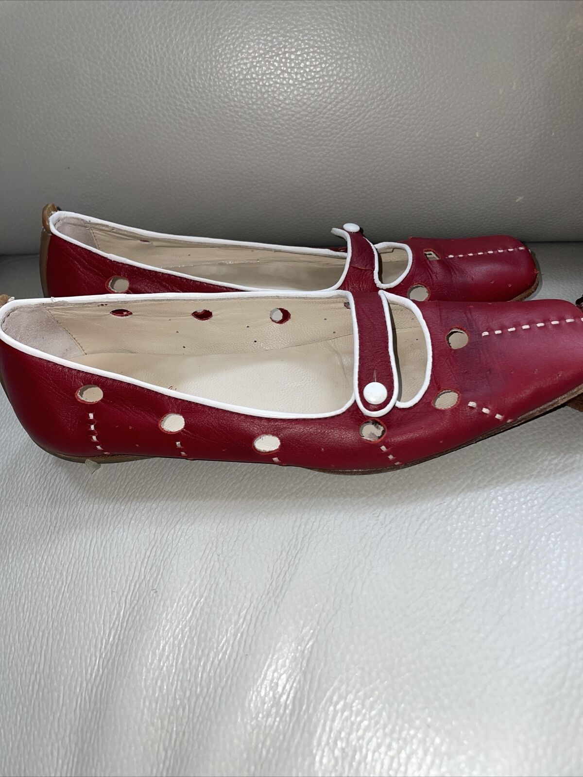 Henry Beguelin Shoes Leather Size 36 1/2  Ballet … - image 2