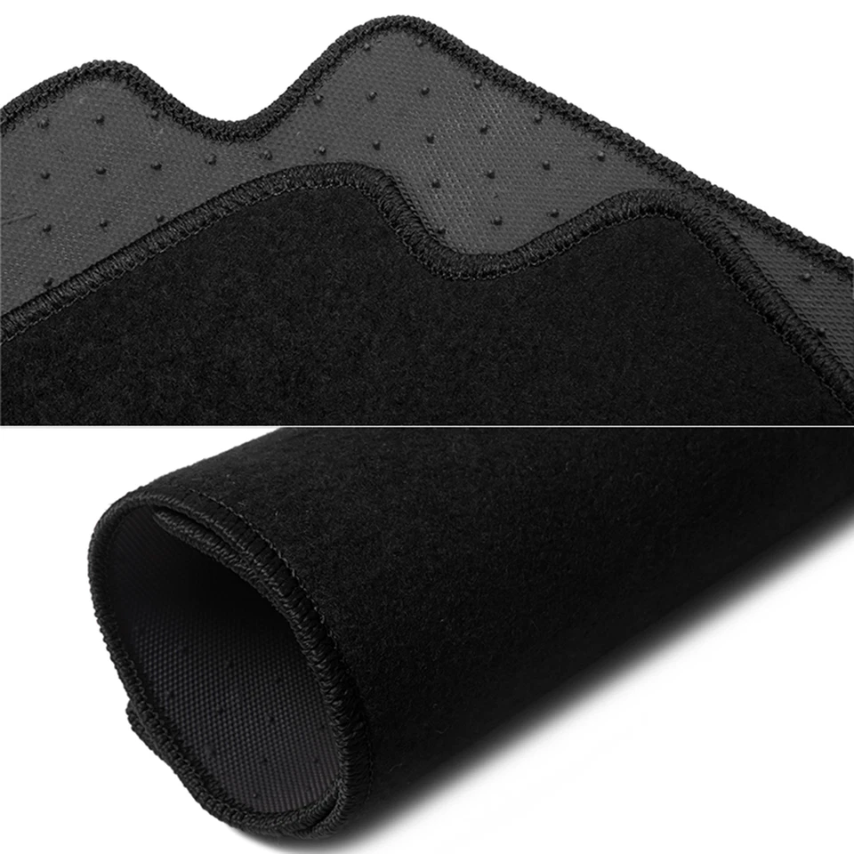 Alfombrillas de nailon negras para 94-01 Acura Integra alfombra delantera trasera 5 piezas con Mugen Foto 2 de 3