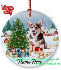 Personalized Dog Christmas Ornaments 2023 Funny Pembroke Welsh Corgi Ornament...