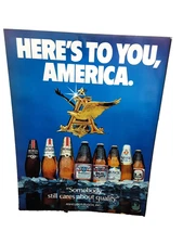1985 Anheuser Busch Michelob Budweiser Bud Light Vintage Beer Print Ad