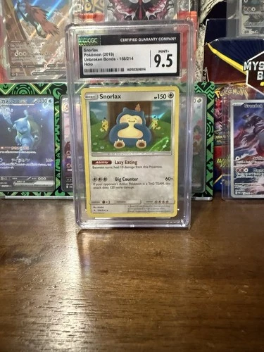 Snorlax 158/214 Holo SM Unbroken Bonds CGC 9.5