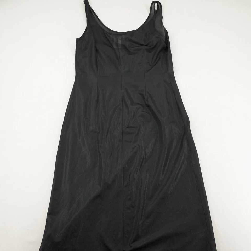 Ronni Nicole II by Ouida 黑色圆领懒人连衣裙女式 14 码 Midi — 第 4/4 张图片