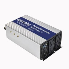 2000W Pure Sine Wave Inverter-36V DC to 110V 120V AC Power Converter with 4 AC