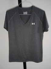 Women's Tag Size XL Under Armour Heatgear Semi-fitted Coupe Semi-Ajustee T-shirt