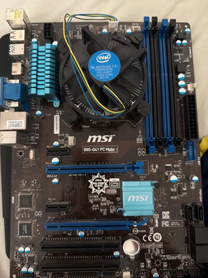 MSI B85-G41 Mate Mainboard mit CPU