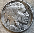 1916 D Buffalo Nickel VG+ Details.  Maybe Cleaned. Free Shipping