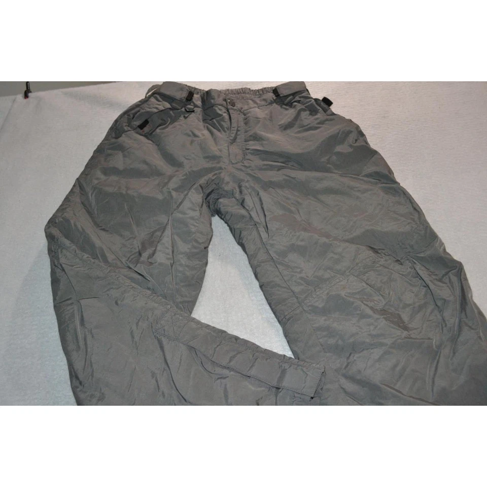 28097 White Sierra Skiing Pants Snowboarding Gray Polyester Size Large Mens - Image 2 of 4