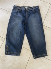 Faded Glory Woman  s Stretch Size 18W Capri