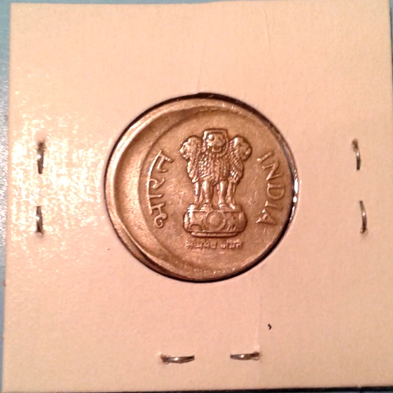 India Error 5 Rupees coin 2003. - Image 2 of 4