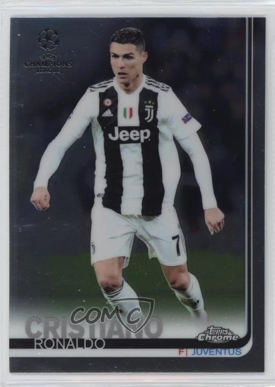 2018-19 Topps Chrome UCL Cristiano Ronaldo (Running) #100 03df