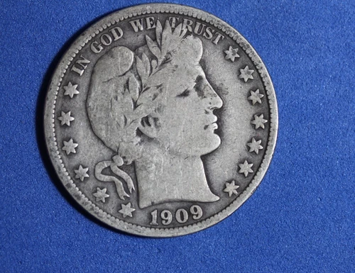 ESTATE FIND 1909-P  BARBER HALF DOLLAR  #P32504