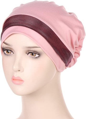 4 Pack Islamic Women Hijab Head Wrap Turban Hair Loss Headwear Bonnet Inner Cap - Picture 26 of 35