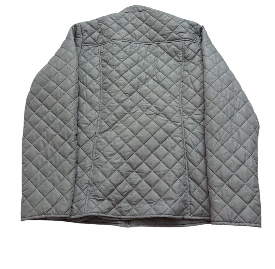 Nuevo con etiquetas Abrigo Chaqueta acolchada acolchada Kim Rogers Para mujer Grande Gris Peltre Todos los días Foto 3 de 4