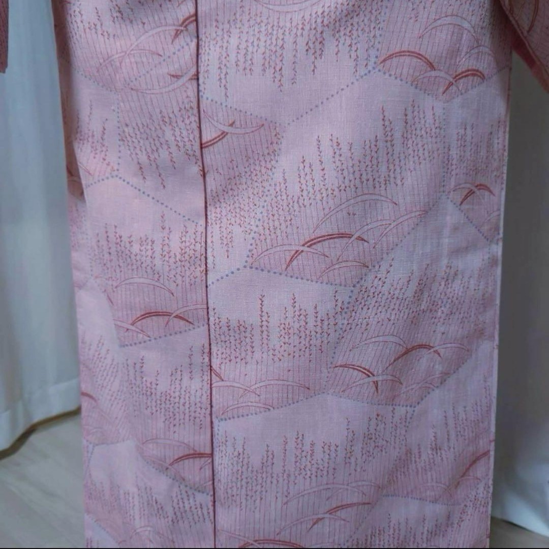 Pongee Style Small Pattern Thin Summer Kimono Set… - image 7