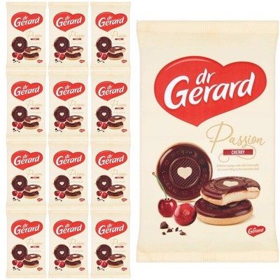 5907471420021 dr Gerard Pasja Puszysty biszkopt z galaretką wiśniową 150 g x 12 