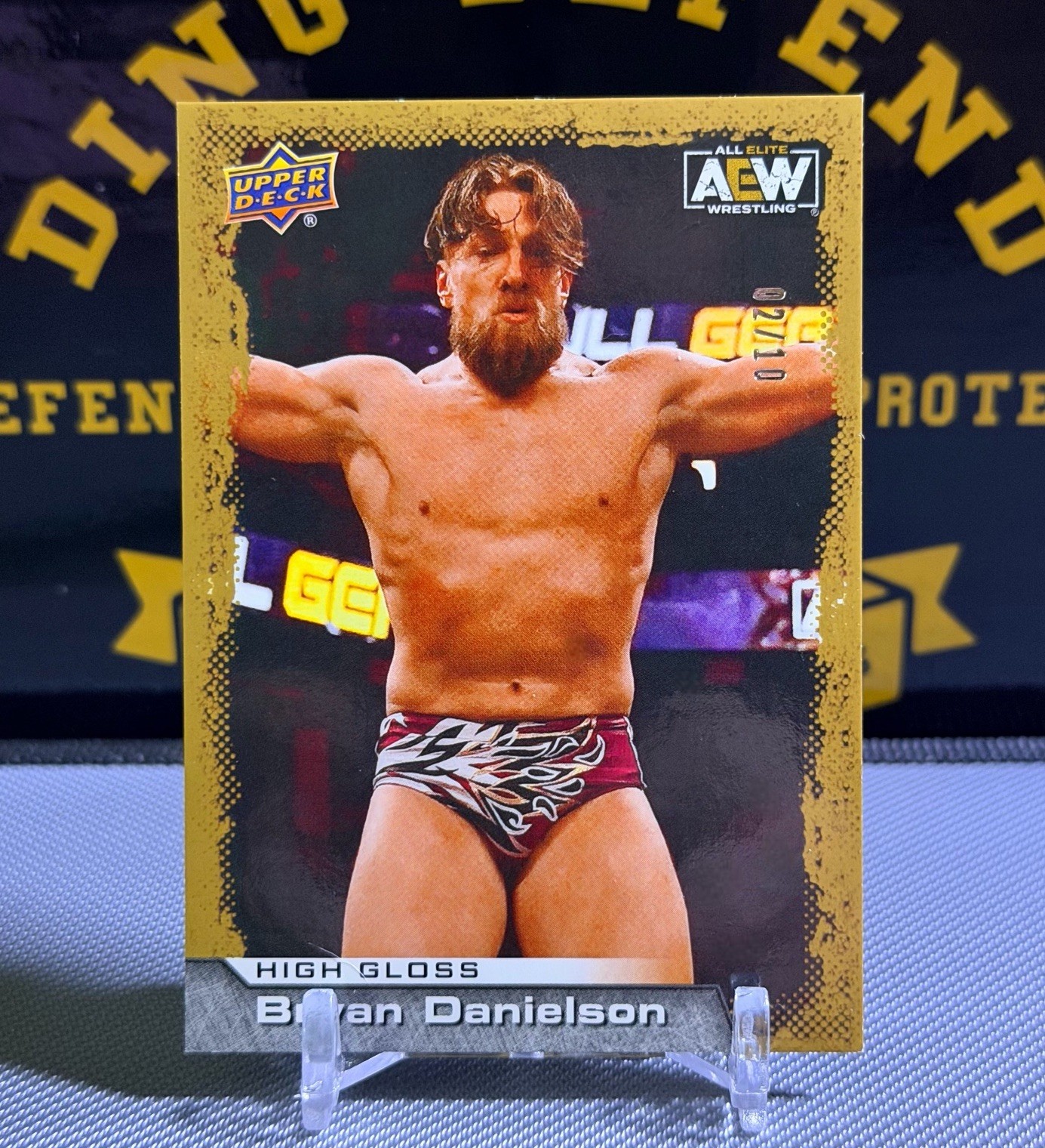2022 Upper Deck AEW BRYAN DANIELSON High Gloss Parallel /10 SUPER RARE