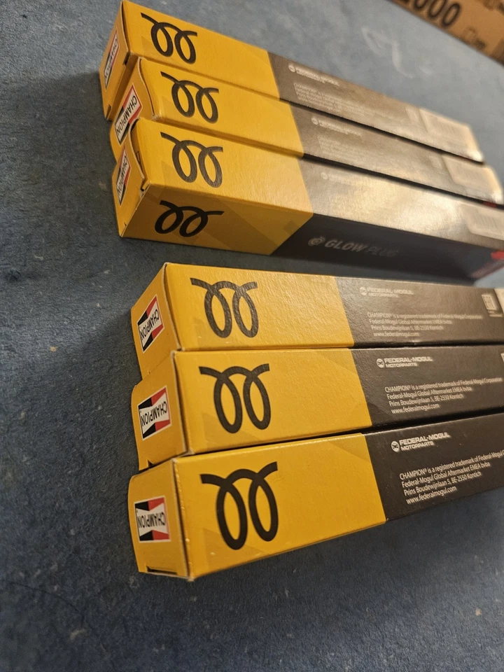 6XNEW CHAMPION DIESEL GLOW PLUG FOR CHRYSLER 300C 3.0CRD CH709 MADE IN GERMANY - Image 3 of 4