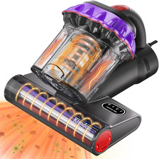 Mattress Vacuum Cleaner - 16Kpa Bed Vacuum with 253.7Nm UV-C Light, 140 F Heat U