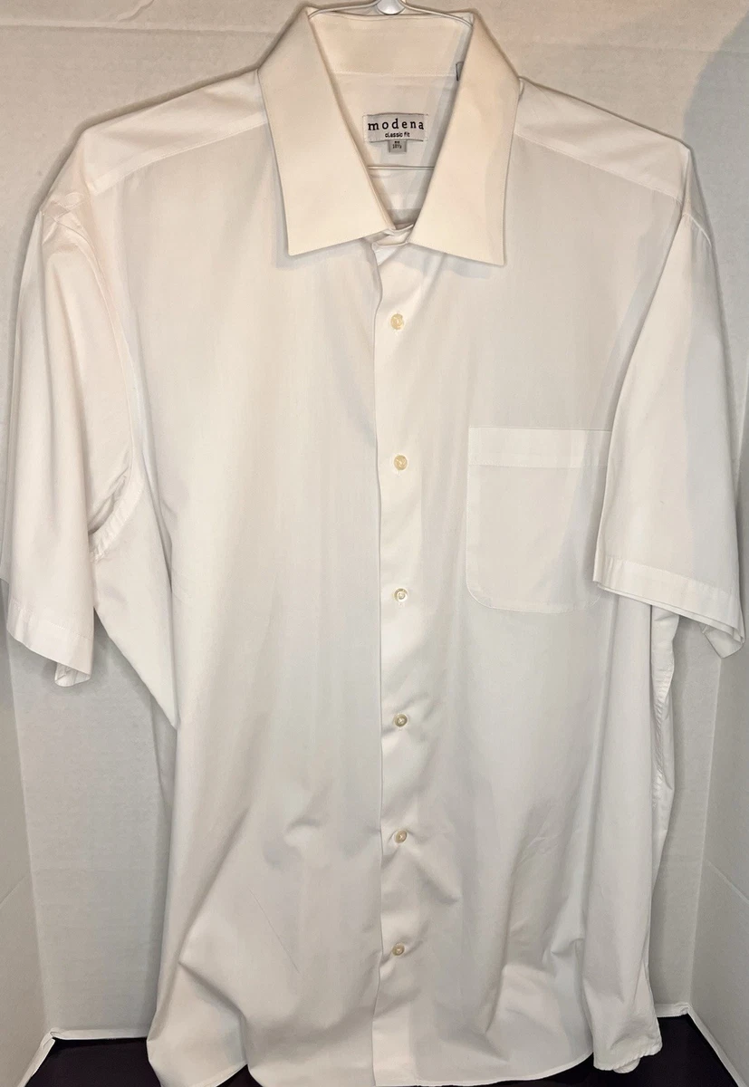 MODENA White Dress Shirts for Men for sale | eBay