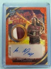 25/26 Bowman's Best U Robert McCray V Orange GU Patch Refractor Auto #d 15/25