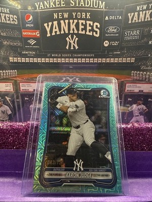 AARON JUDGE - 2026 BOWMAN MEGA -  MOJO AQUA REFRACTOR  /125