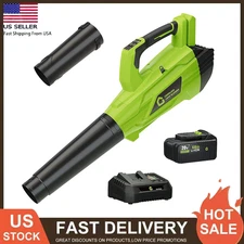 Leaf Blower Cordless 700CFM Handheld Electric Leaf Blower with Battery & Charger