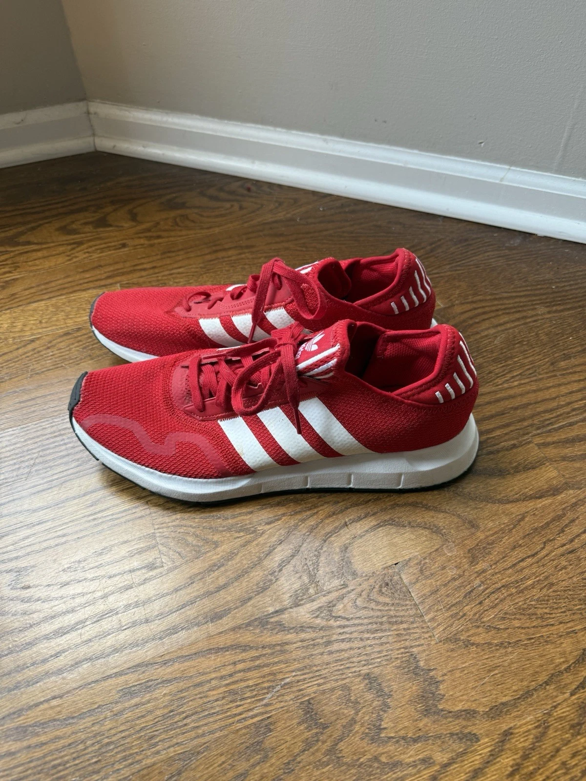 Scarpe da corsa Adidas swift run Xj rosse sportive taglia 13 uomo