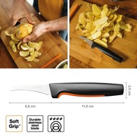 Fiskars SchäLmesser Gebogene Klinge 19 Cm