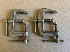 2 x Record Edge Clamp G Cramp C Clamp Carpenters Workshop Tool No. 129