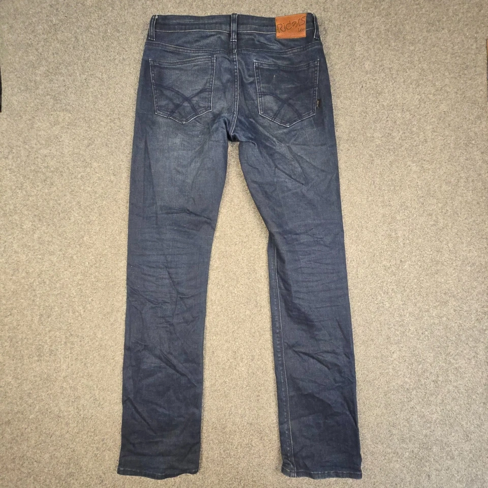 Riders Jeans mens 31 blue Denim R2 Drainpipe Slim straight stretch Size 31x31 - image 4 of 4