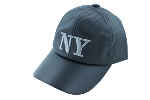 Nuevo Hombres Mujeres Negro Cuero Sintético Moda Gorra de Béisbol Nueva York Sombrero Nueva York Talla Única - Imagen 9 de 12