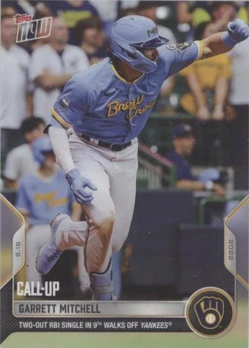 2022 Topps Now - Garrett Mitchell #913